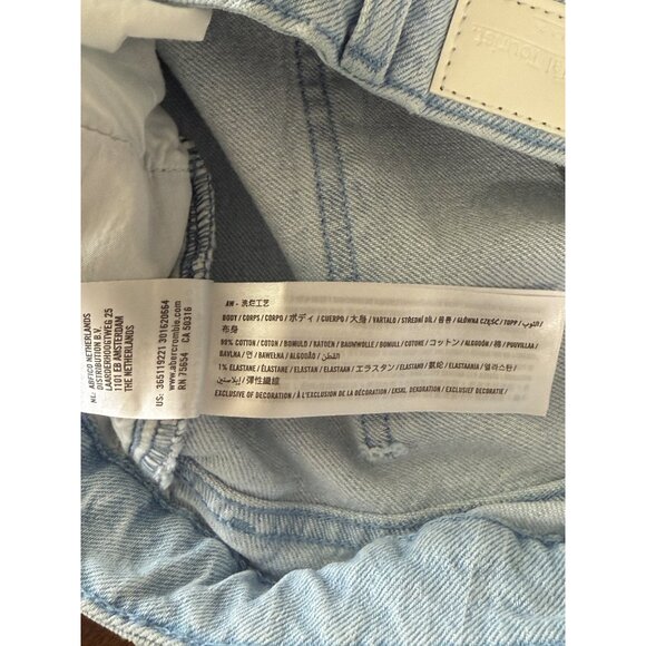 Social Tourist Flared Jeans Light Wash Blue Women's Size 15R / 32 Waist - Picture 7 of 8